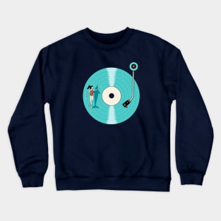 Nature Vinyl Disc Crewneck Sweatshirt